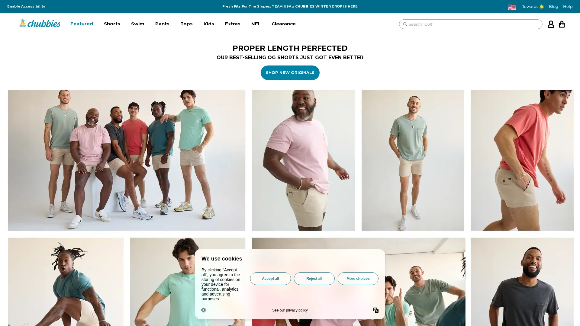 Stack of chubbiesshorts.com