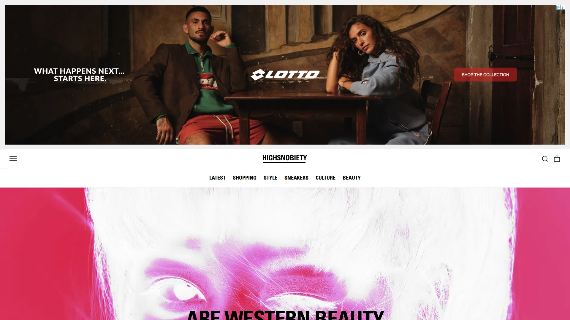 Stack of highsnobiety.com