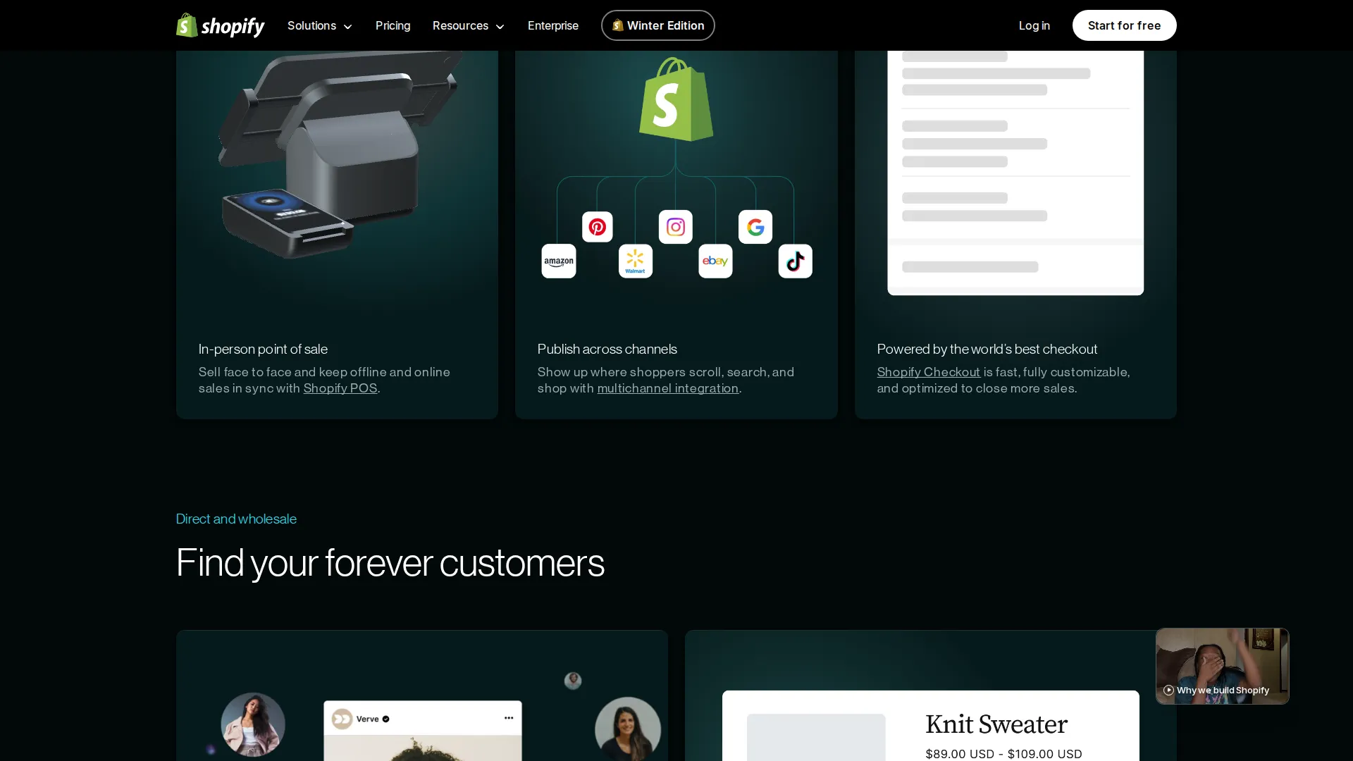 Stack of shopify.com