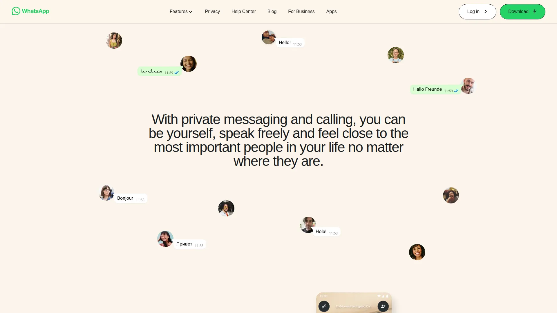 Stack of whatsapp.com